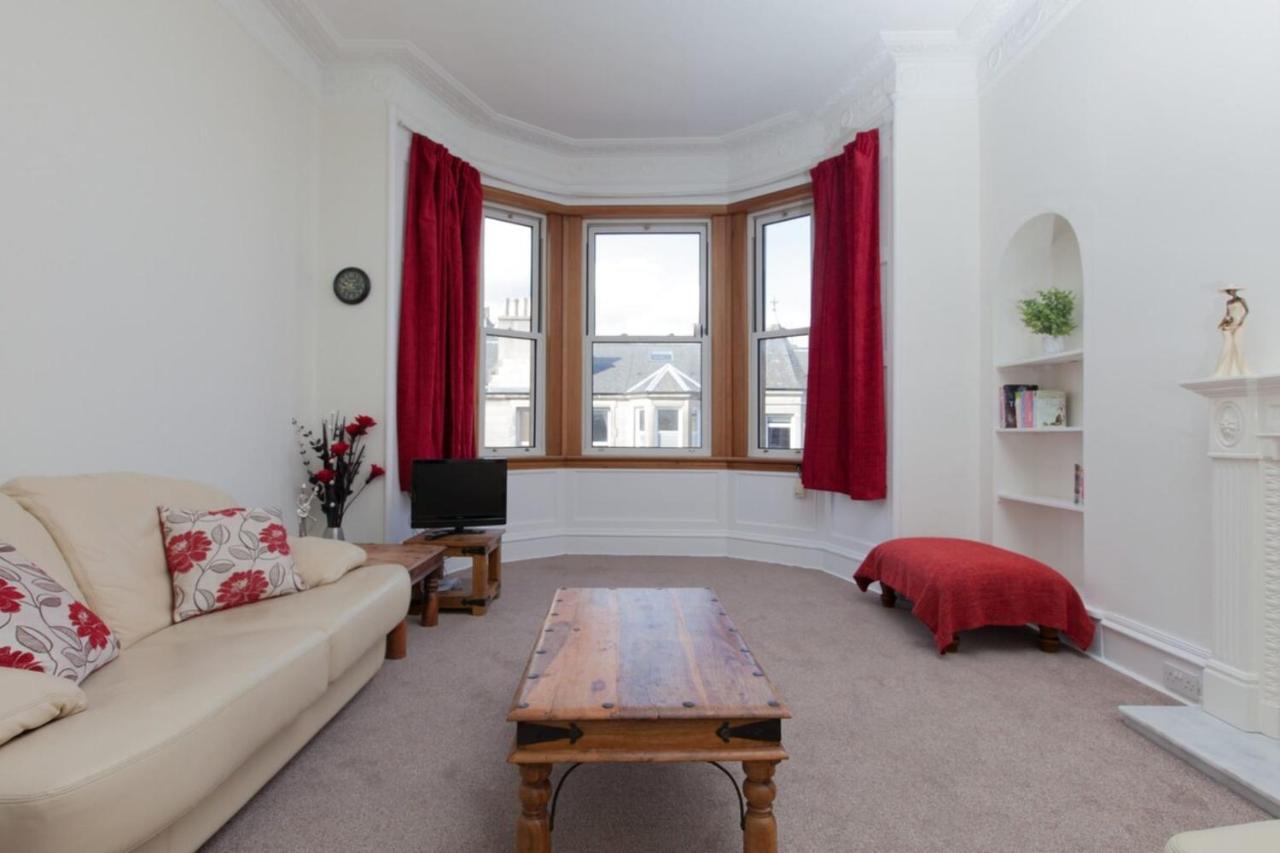 Spacious And Bright Polworth Flat 爱丁堡 外观 照片